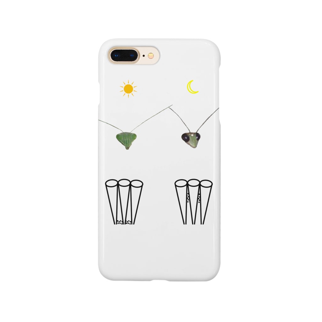 カマキリの昼と夜の複眼 絵文字 背景透過ver Smartphone Cases Iphone By L Arctoa Suzuri