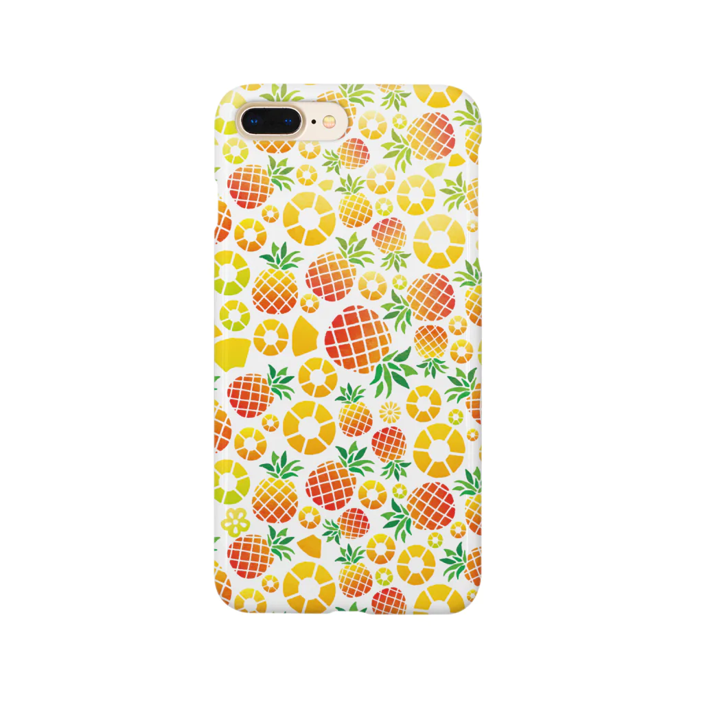 2ndlaboのI support you pineapple スマホケース