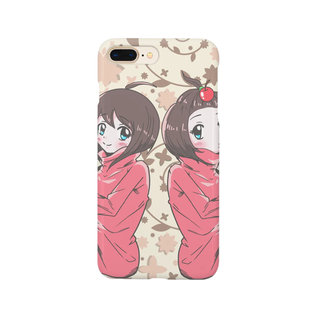 TSUYORONのどちらがお好きですか？【りんごちゃん🍎】 Smartphone Case