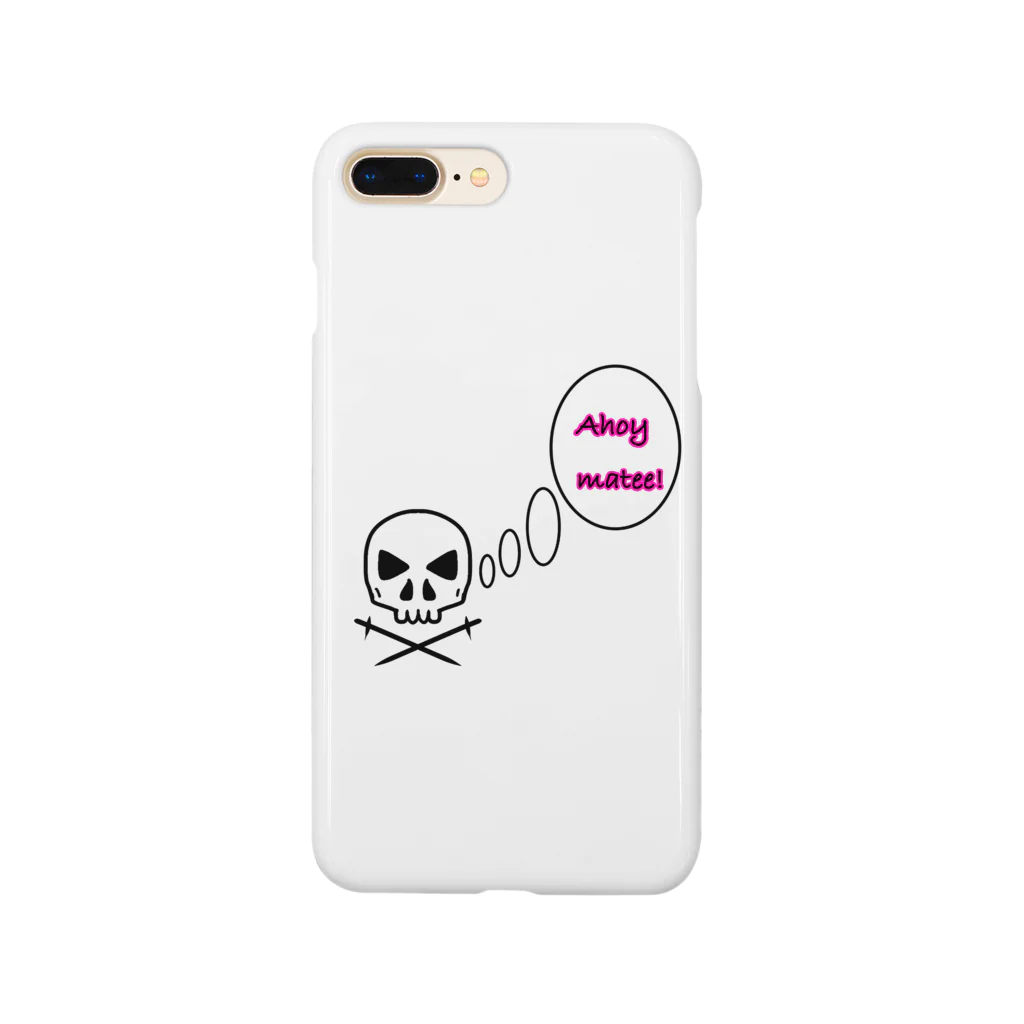 maoyuの挨拶ドクロ Smartphone Case