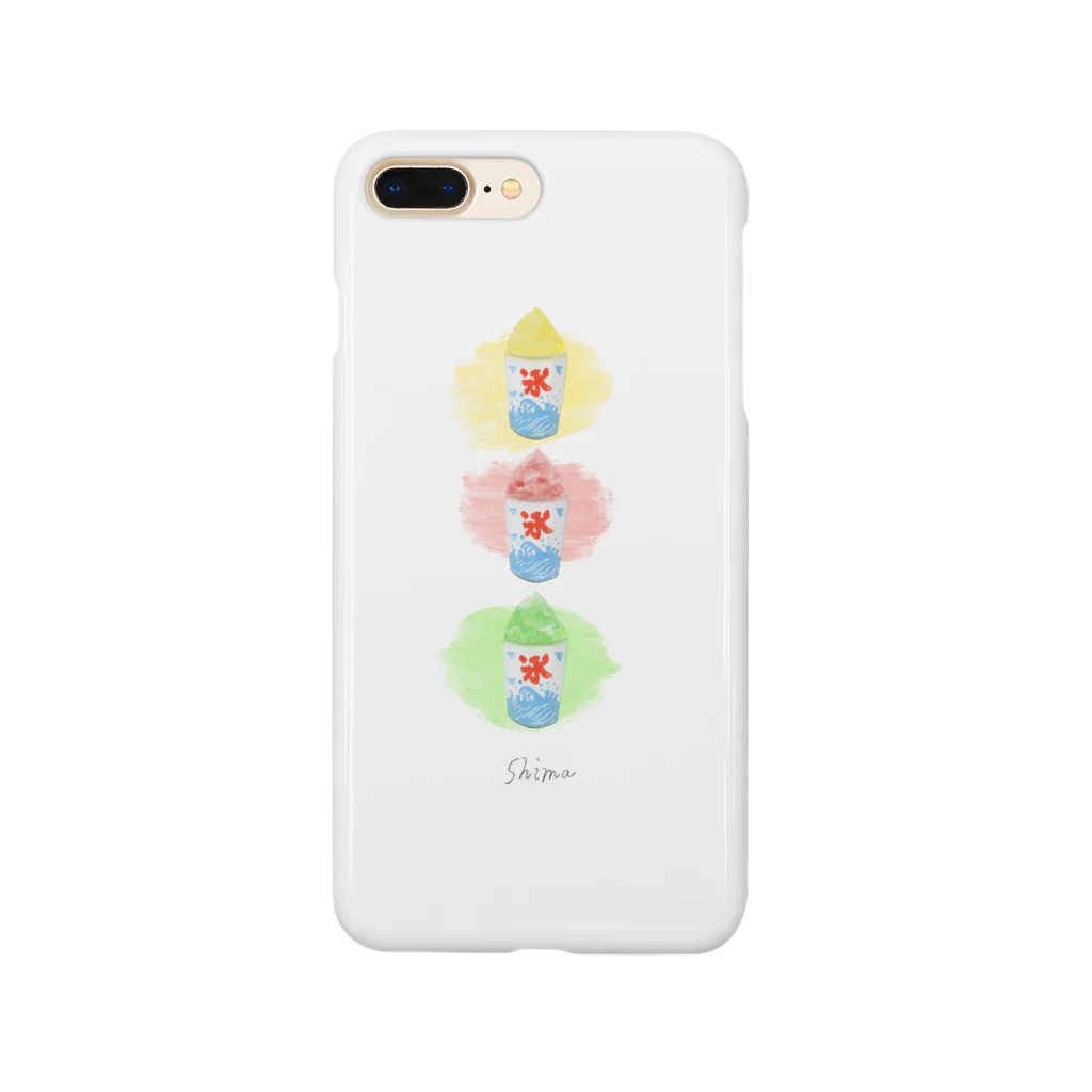 しま✳︎スイーツ/パティシエのかき氷 Smartphone Case