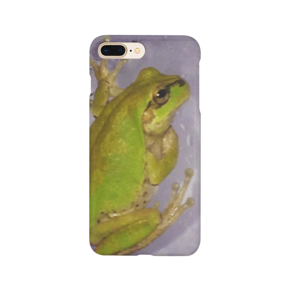 the lazy dog.のリアルカエル Smartphone Case