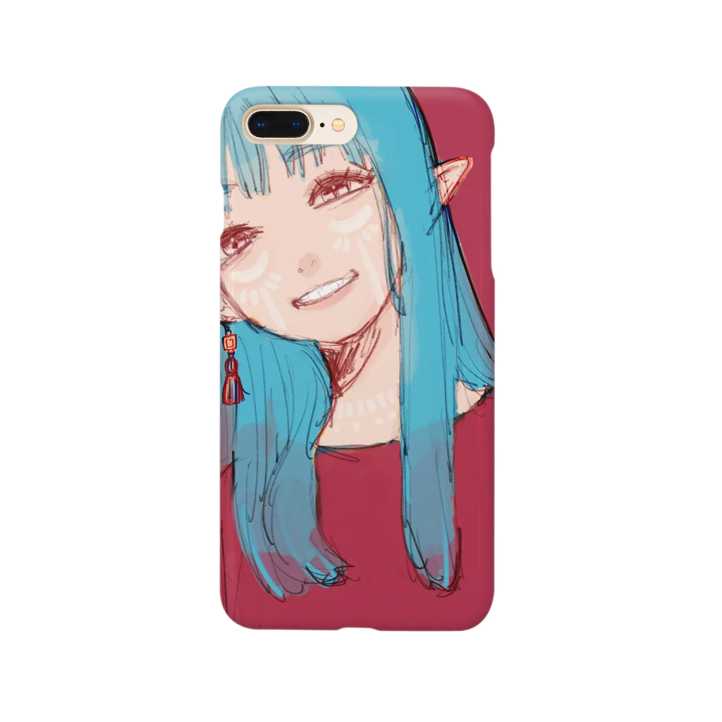 tigris tigrisの作り笑い Smartphone Case