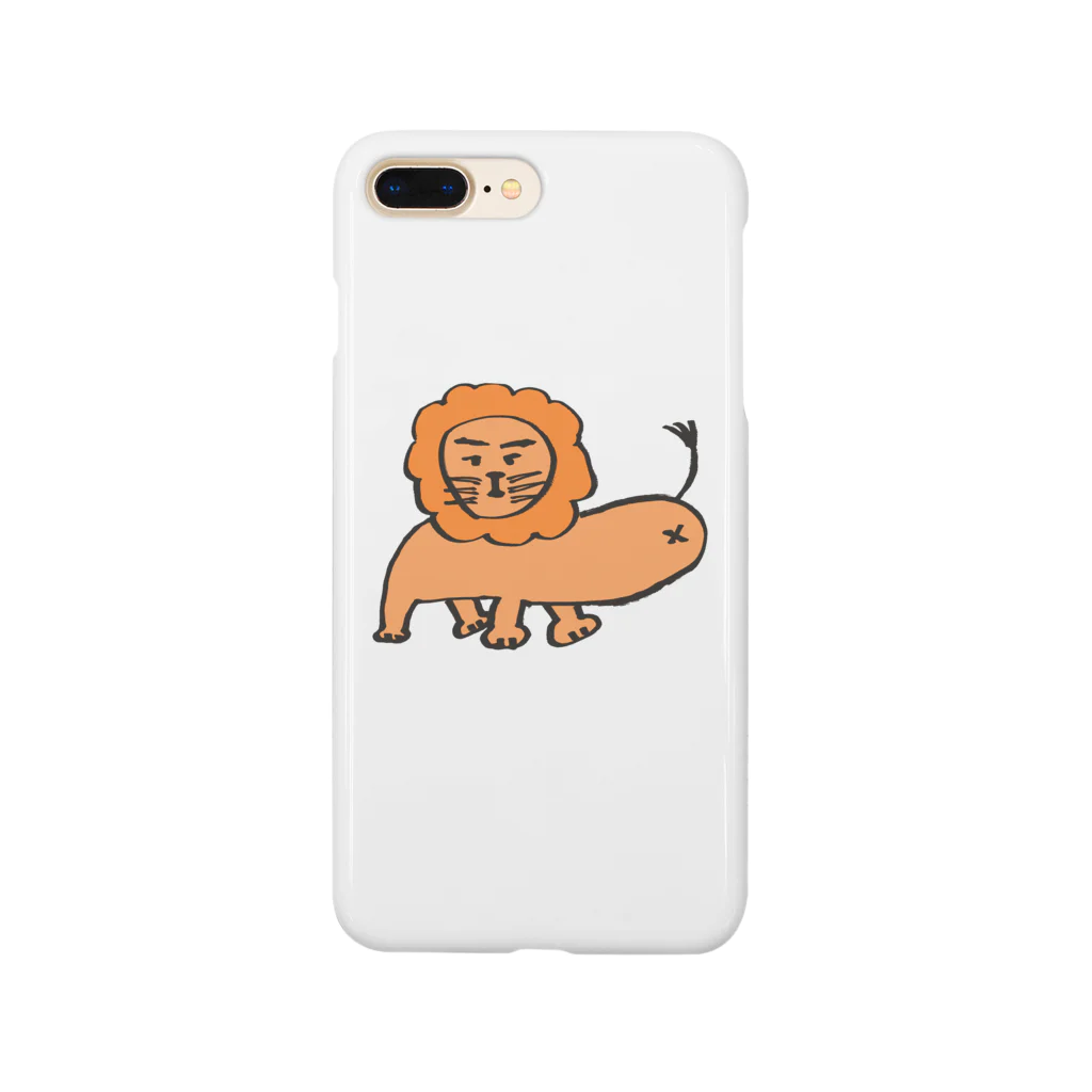 ブサカワ商店のブサカワライオン Smartphone Case