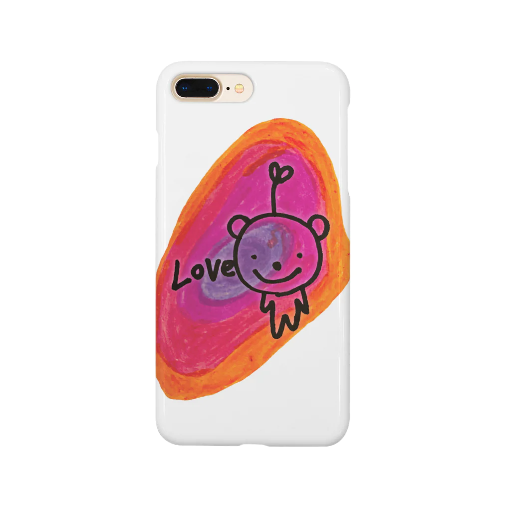 pus.pusのらぶくまたん Smartphone Case