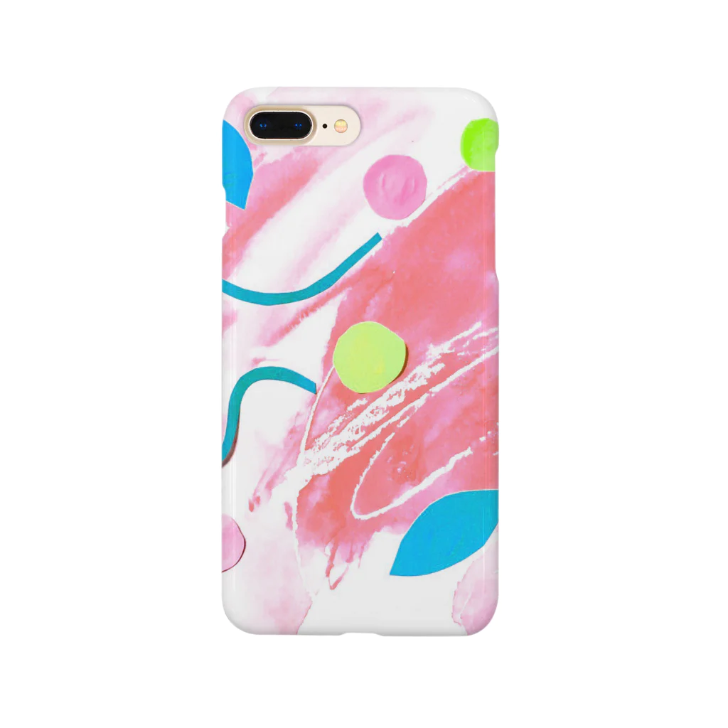 aicecreamの花2 水彩、クレヨン、おりがみ Smartphone Case