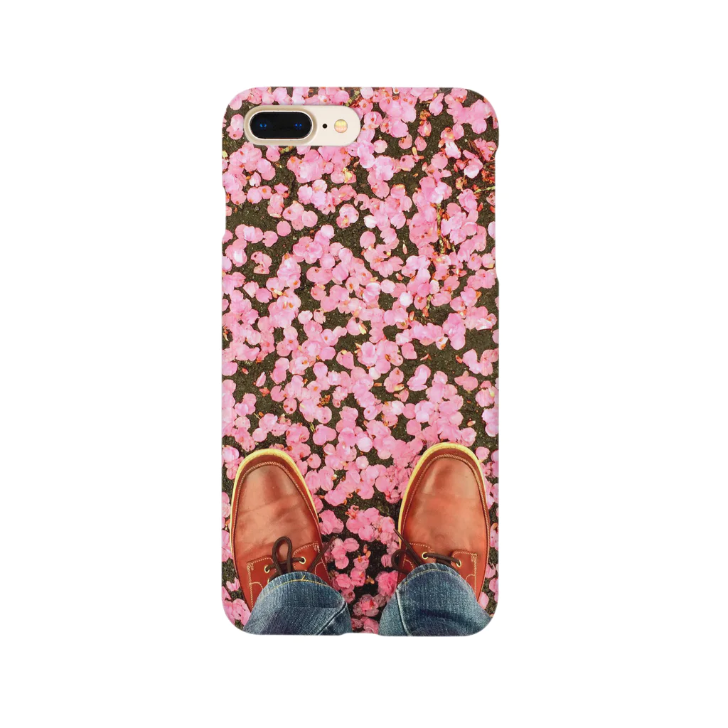 ちーかの部屋の桜色の足跡 Smartphone Case