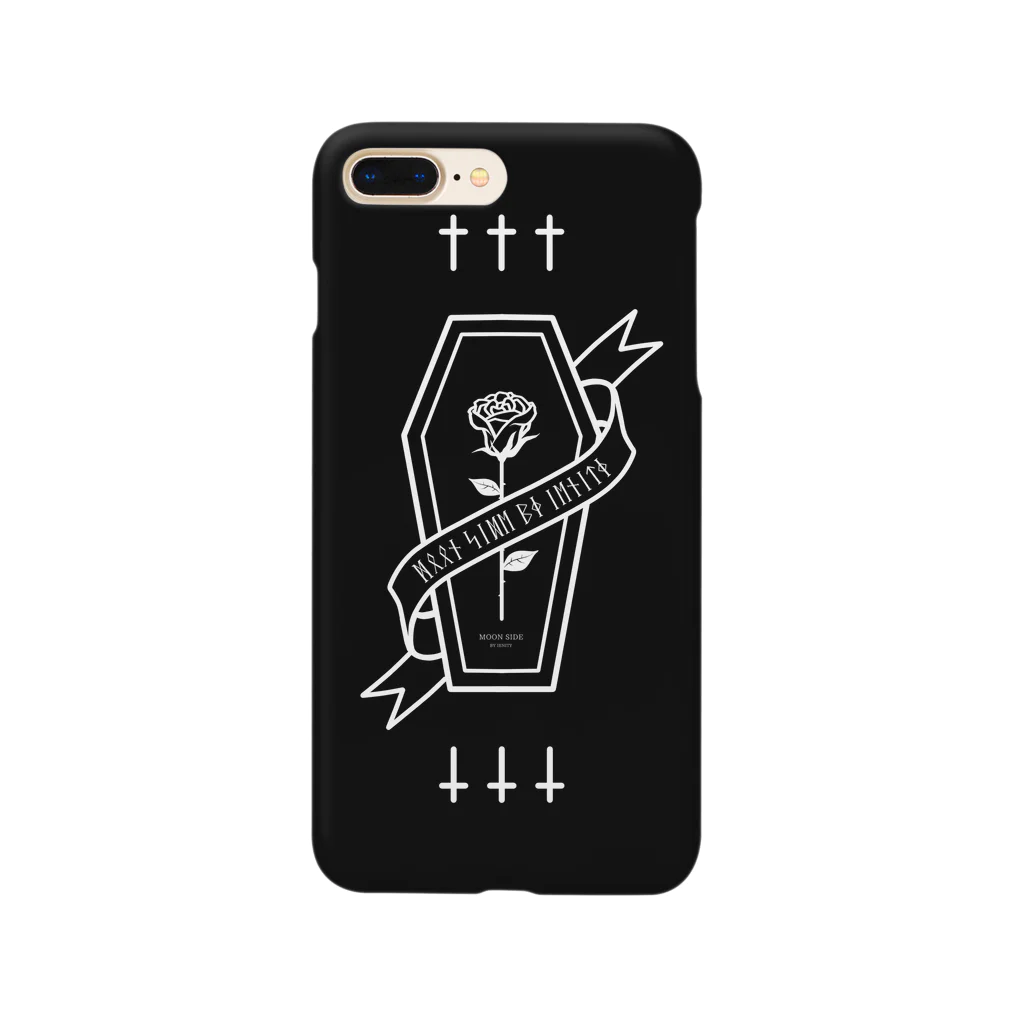 IENITY　/　MOON SIDEの【MOON SIDE】Rose Coffin Ver.1 #Black  Smartphone Case