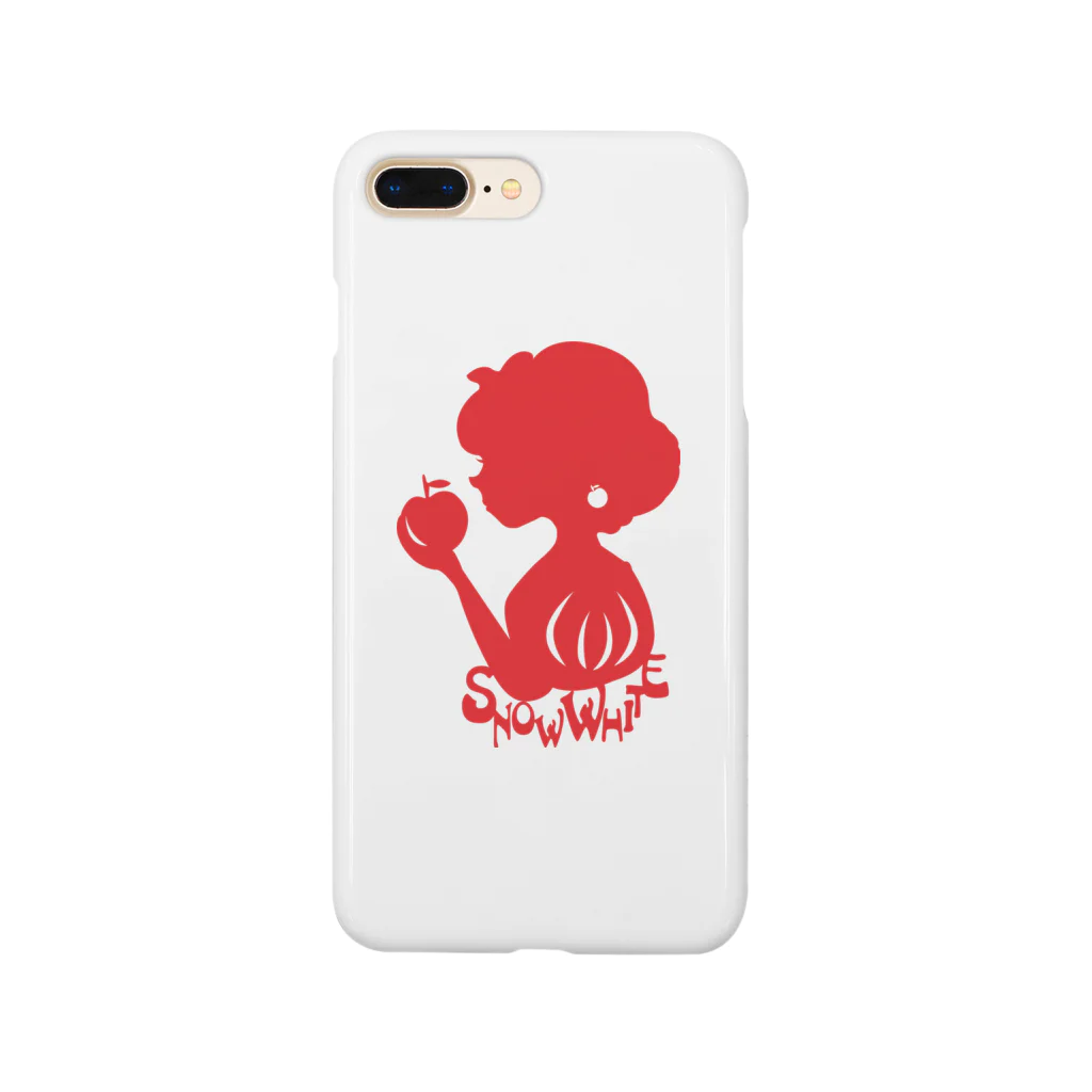 スパカリショップの白雪姫シルエットグッズ Smartphone Case