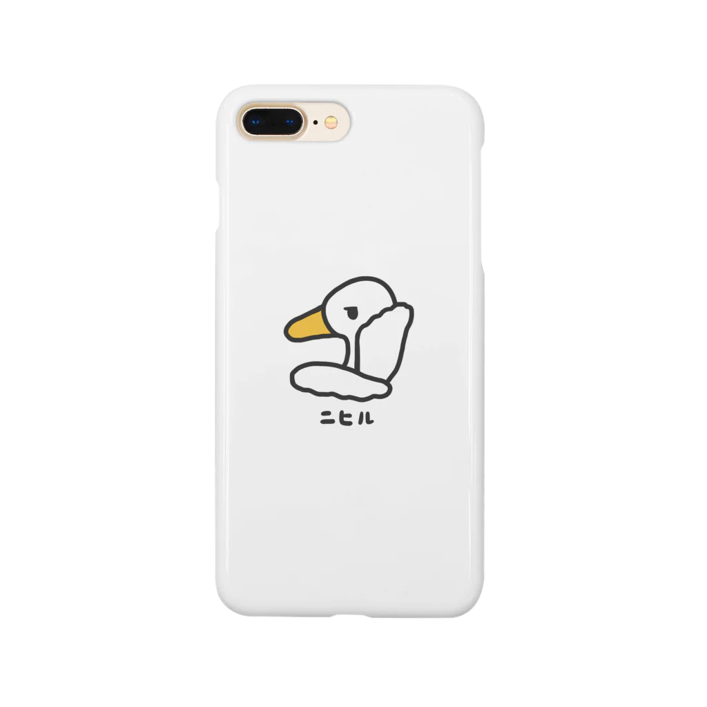 ぷにおもちSHOPのニヒル スマホケース