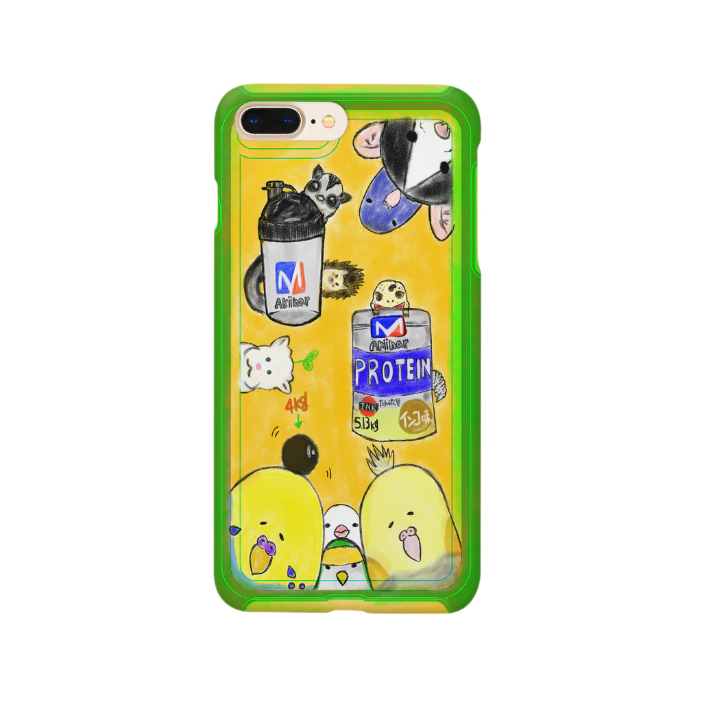 がんこちゃんの飼育垢＠いろいろのいんこたち Smartphone Case