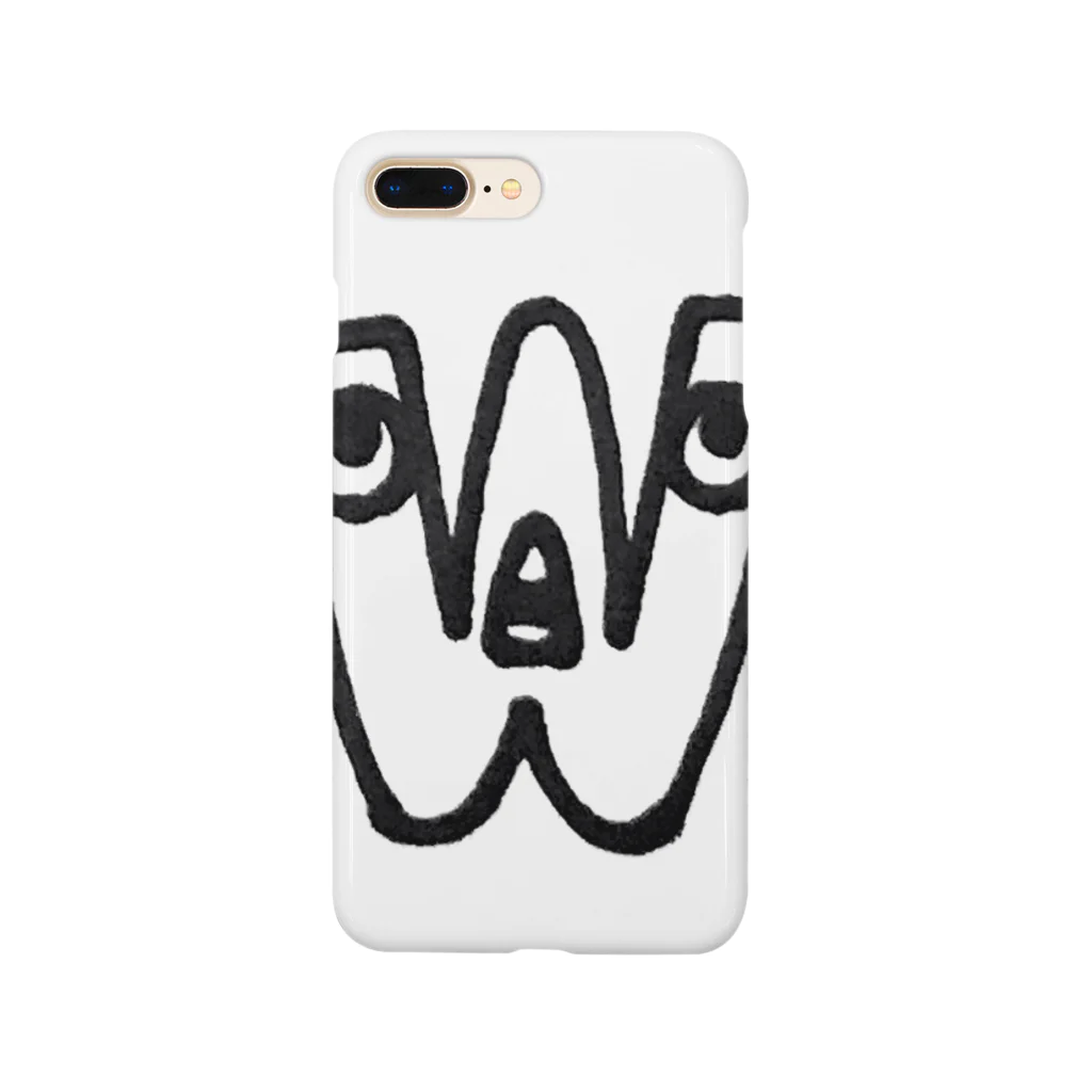 kenta_gallery   ケンタギャラリーのyurumoji "W" スマホケース