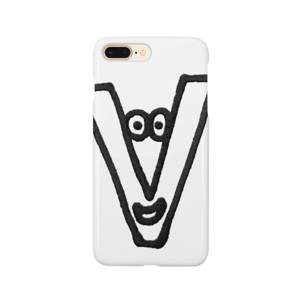 kenta_gallery   ケンタギャラリーのyurumoji "V" スマホケース