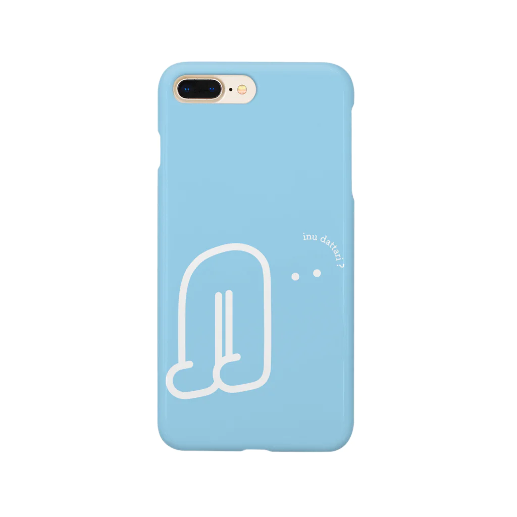 りなノ村のだったりくん inu dattari? 水色 Smartphone Case