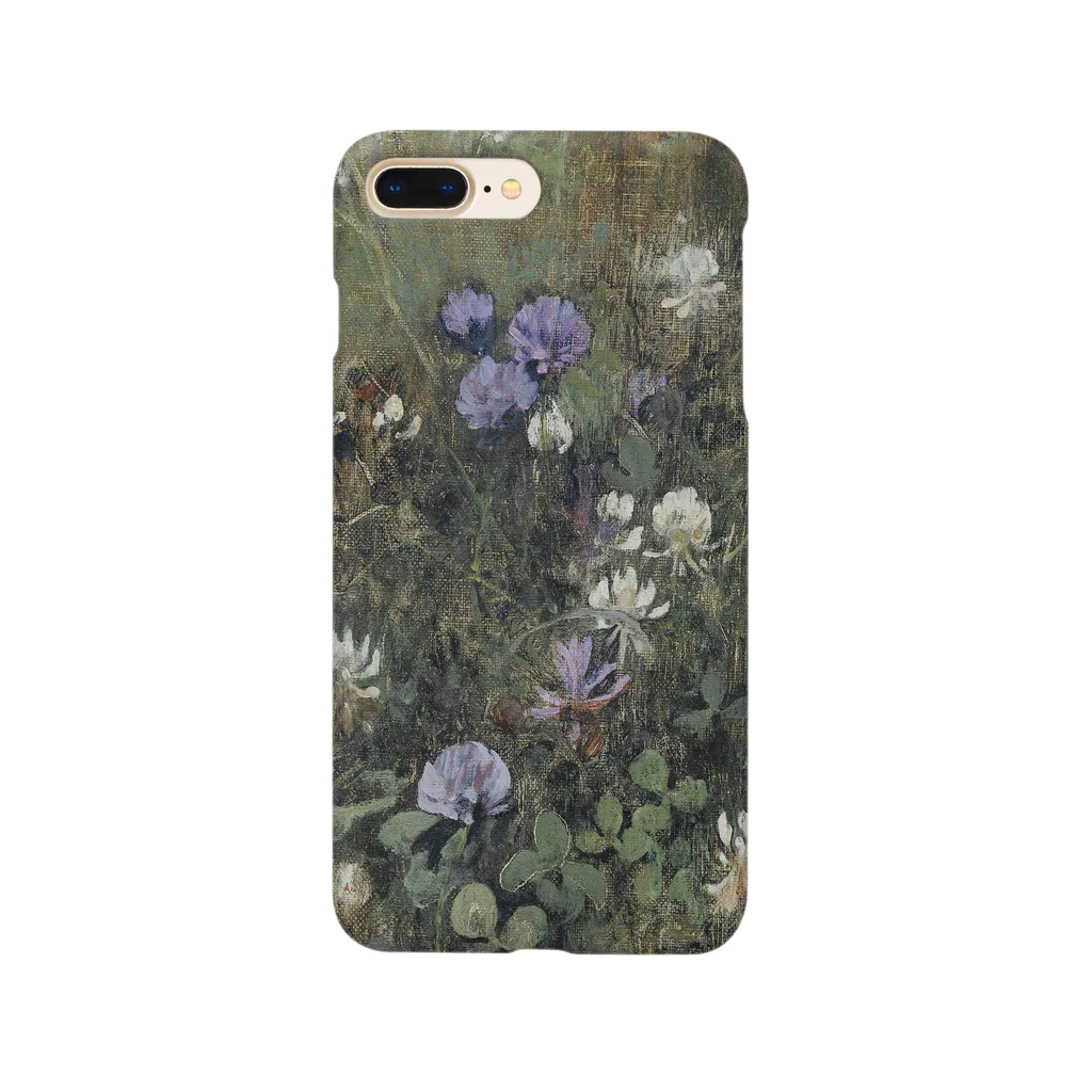 The Netherlands paintingのクローバーの花／Klaverbloemen Smartphone Case