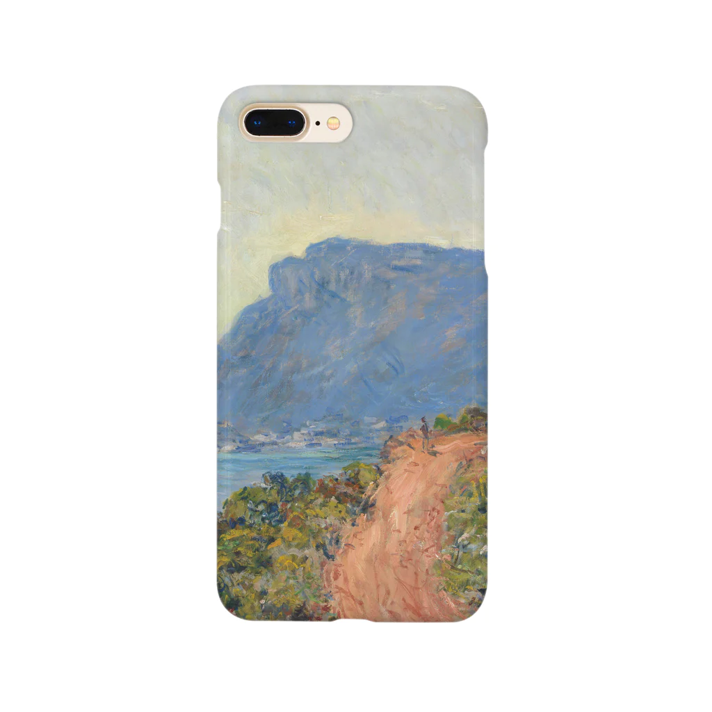 The Netherlands paintingのモナコの曲がり道／La Corniche bij Monaco Smartphone Case