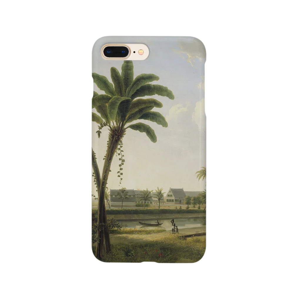 The Netherlands paintingのスリナムのマリエンボッシュコーヒー農園の眺め／Gezicht op de koffieplantage Marienbosch in Suriname Smartphone Case