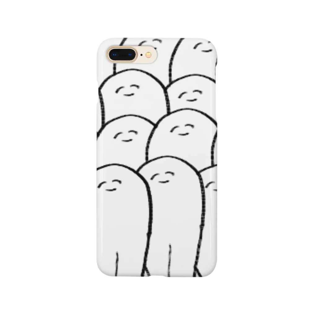 ひるやすみの白顔の大群。 Smartphone Case