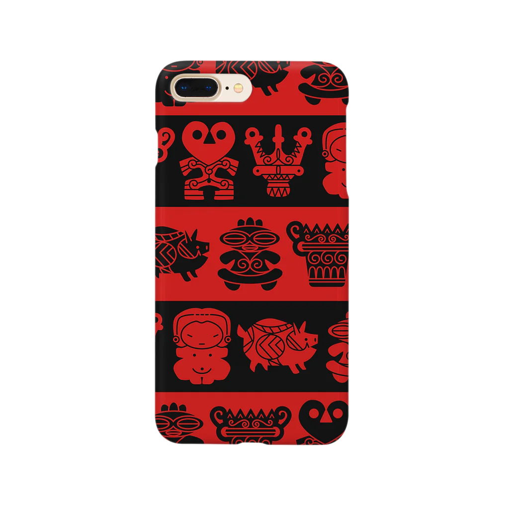 面白札屋の縄文カラー Smartphone Case