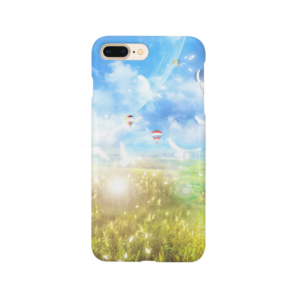 虹屋の虹屋-気球の草原 Smartphone Case