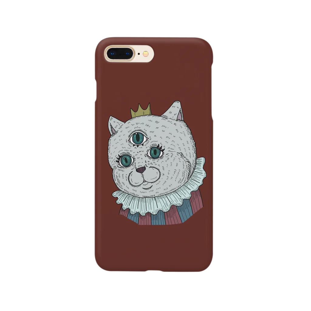 寿てくのの夢の世界のみつめるみつめ猫 Smartphone Case