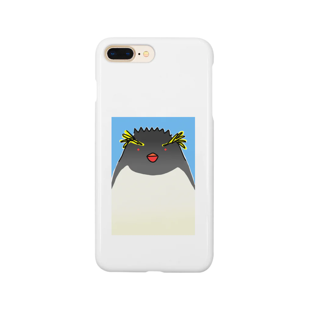 aショップのゆるいキタイワトビペンギン Smartphone Case