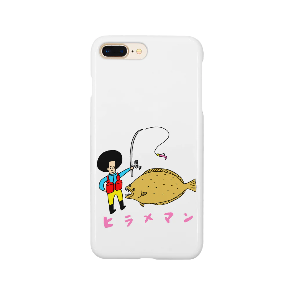 花くまゆうさくのヒラメマンスマホケース Smartphone Case