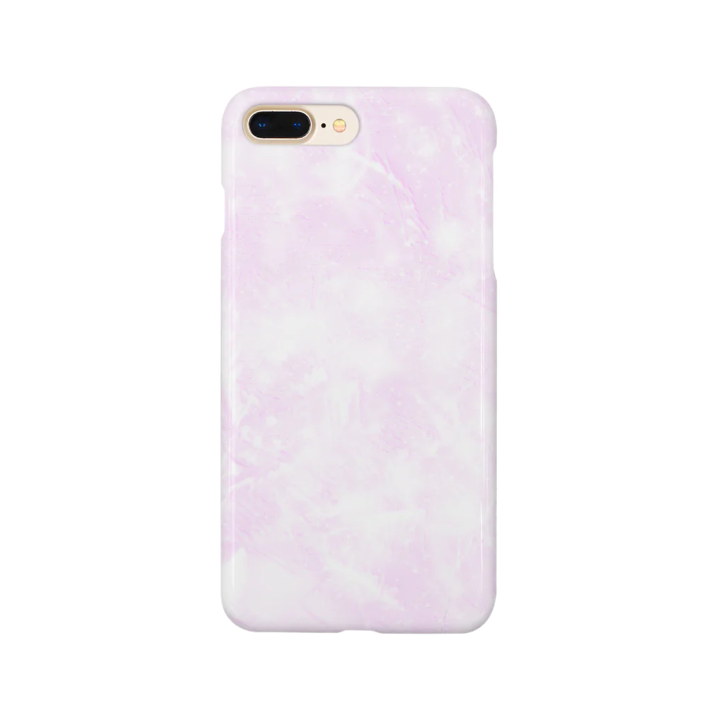 毒舌熊 本音クマ＠LINEスタンプのIce reflected light World Pink Smartphone Case