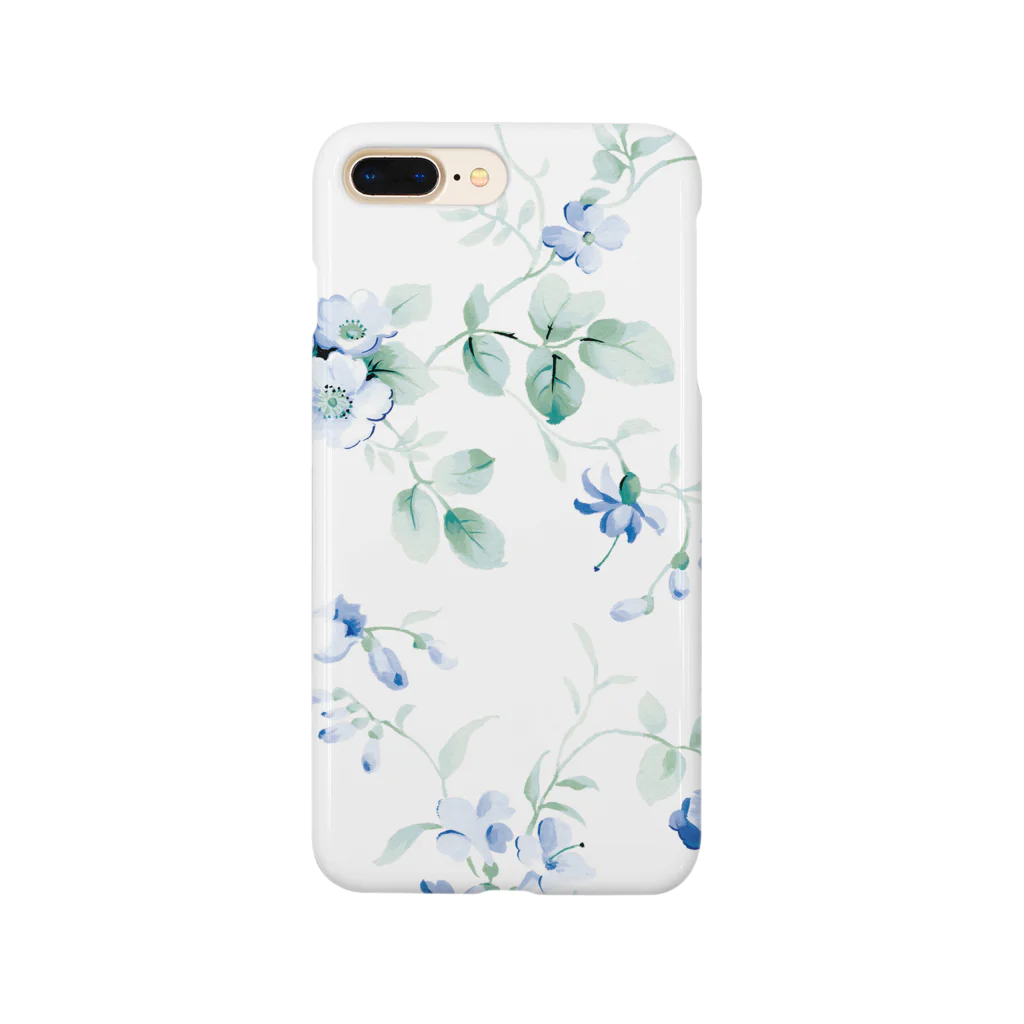 Neo_louloudi(ネオルルディ)のblue flower Smartphone Case