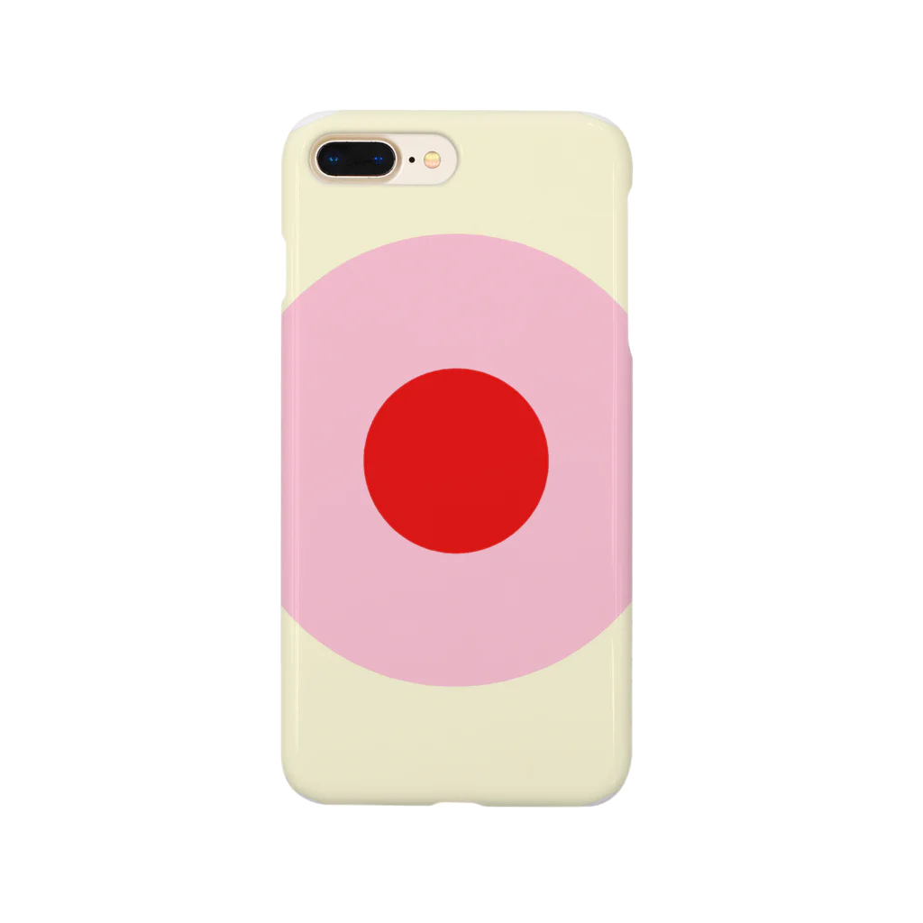CORONET70のサークルa・クリーム・ピンク・赤 Smartphone Case