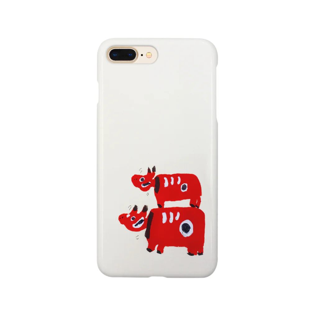toshi1010の赤べこ Smartphone Case