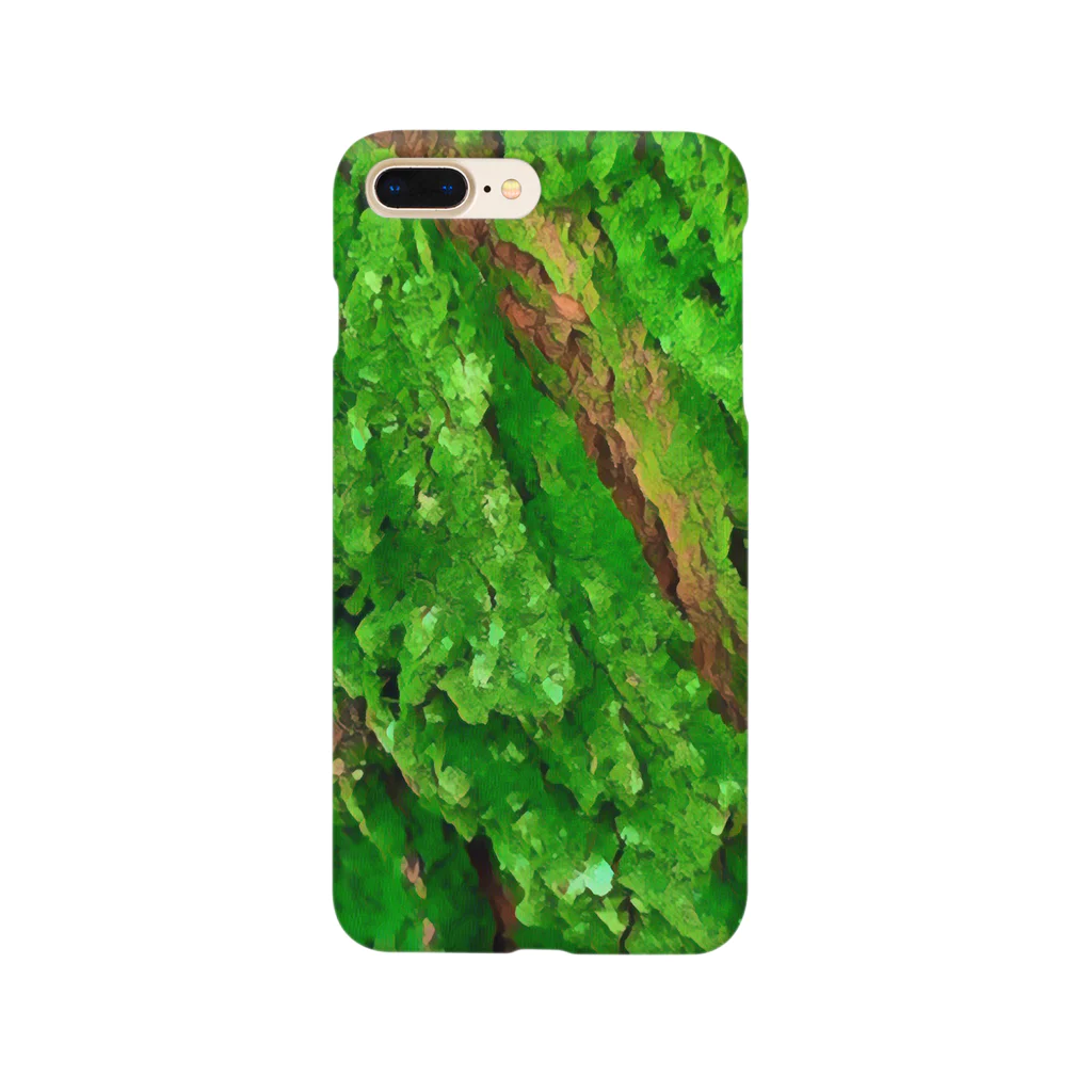 琴璃屋の苔むした古木 Smartphone Case