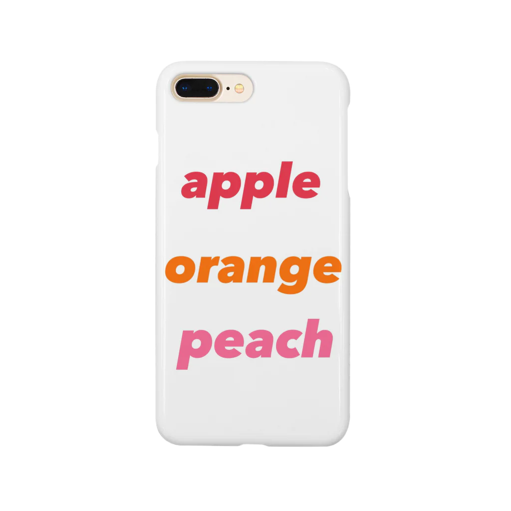 かわいいいわしの素揚げのapple    orange   peach Smartphone Case