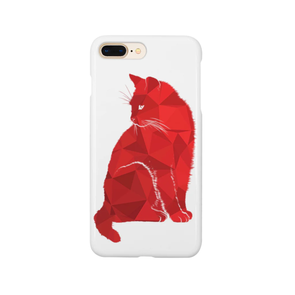 shop m'sのレッドキャット Smartphone Case