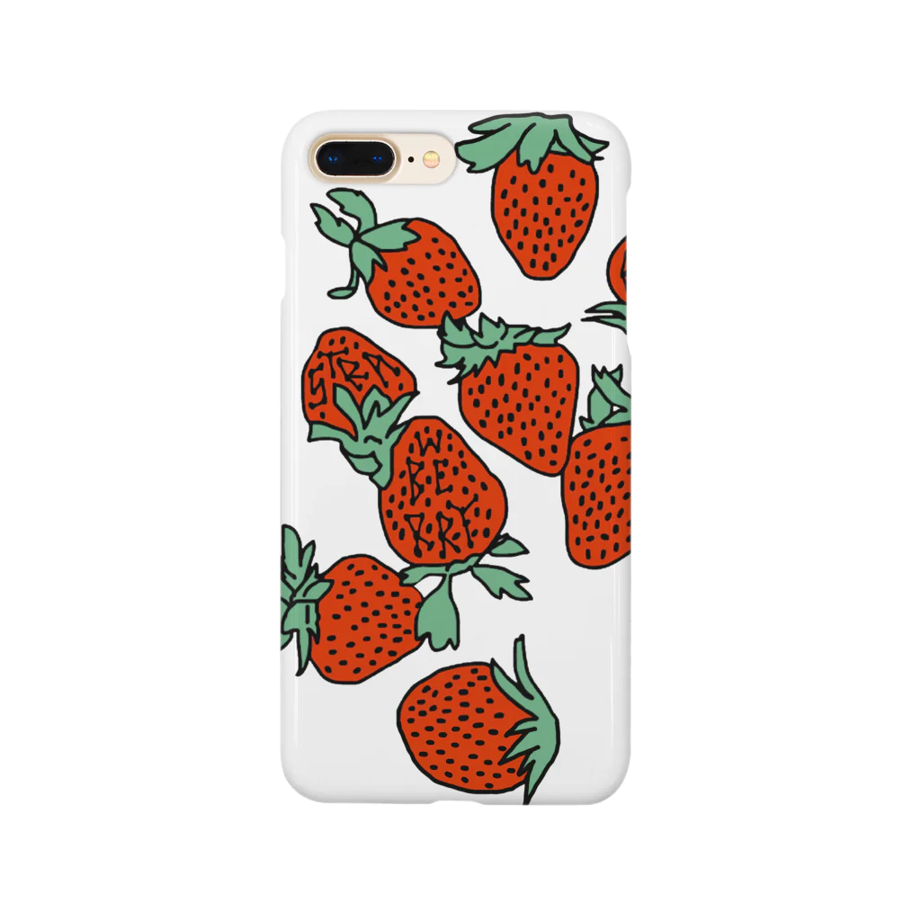 sakura_のSTRAWBERRY Smartphone Case