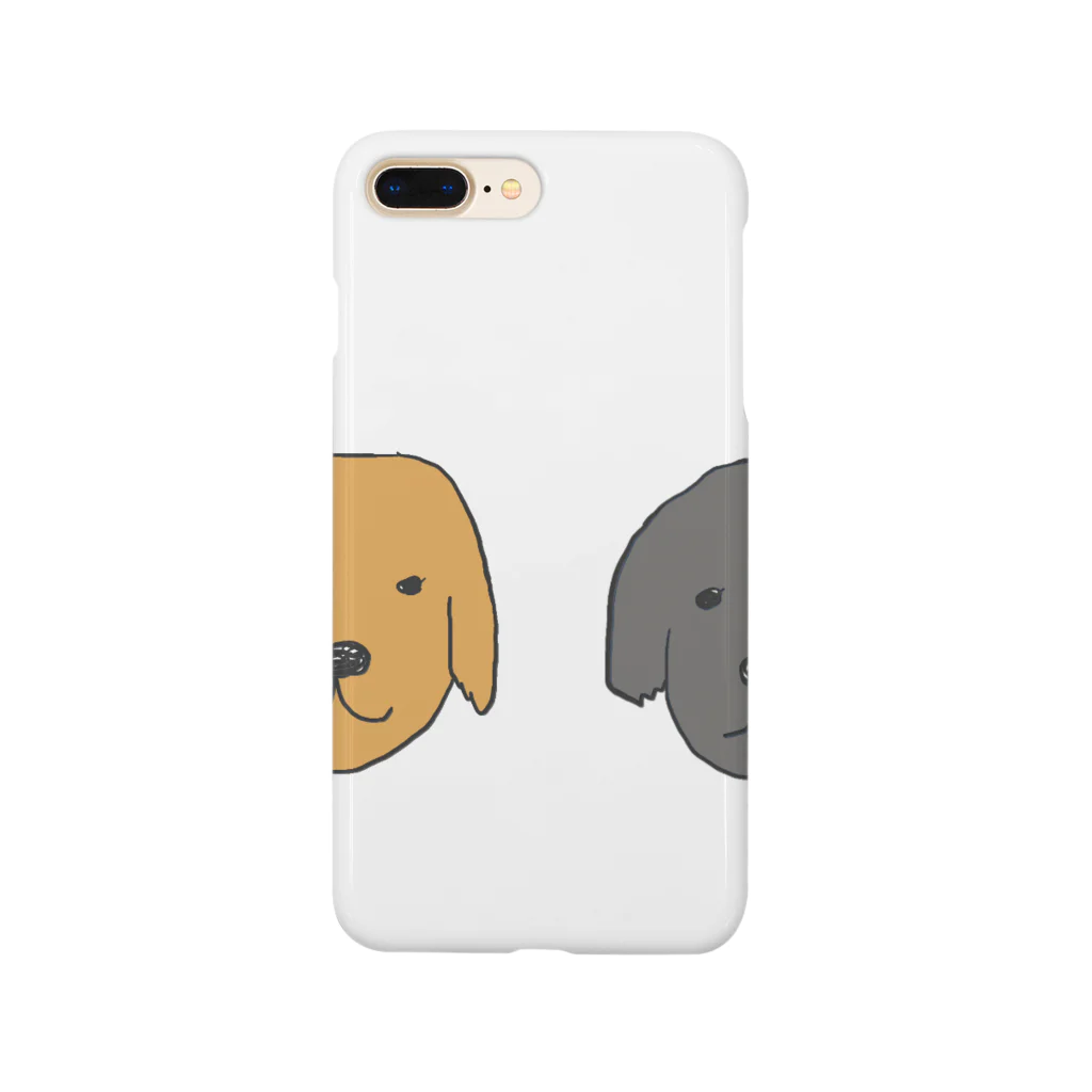 マイマイのゴールデンと黒ラブ Smartphone Case