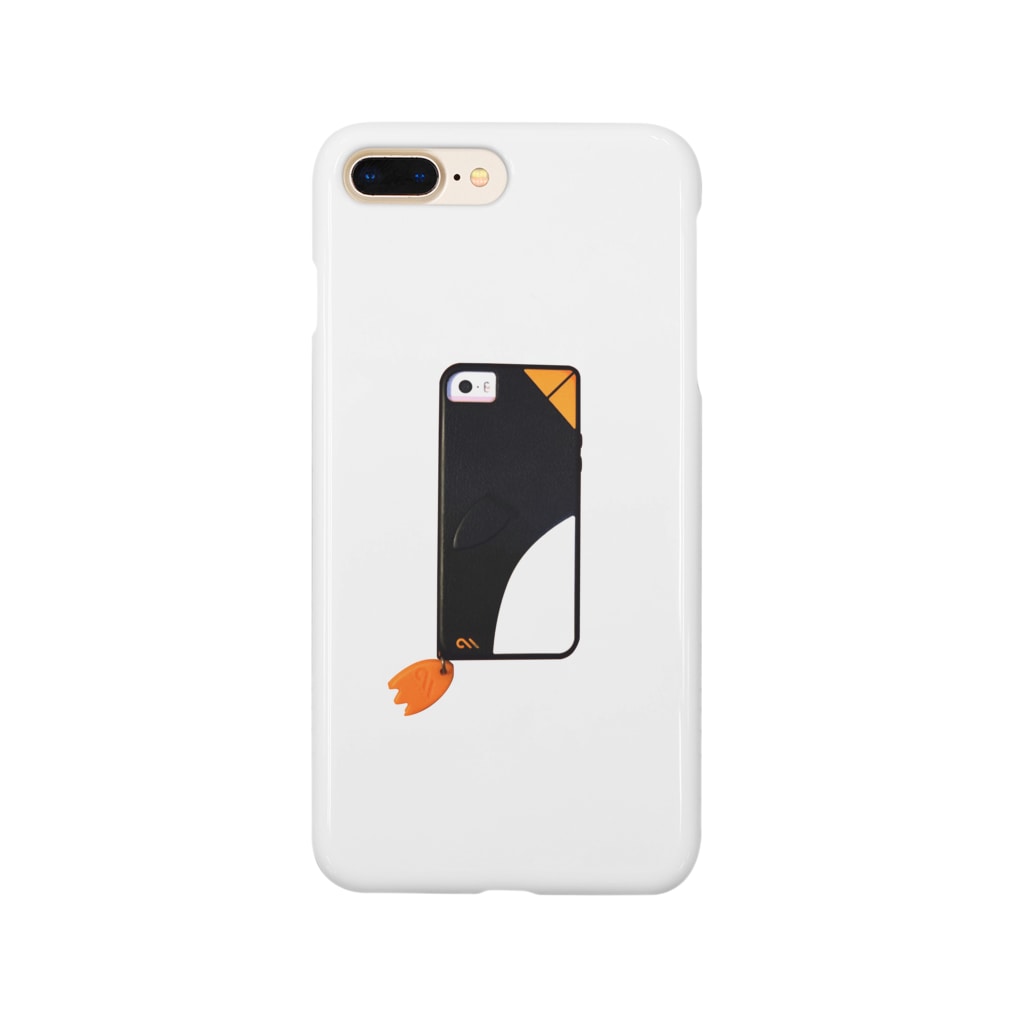 塩ペンギンのお気に入りペンギンスマホケースのスマホケース Smartphone Case
