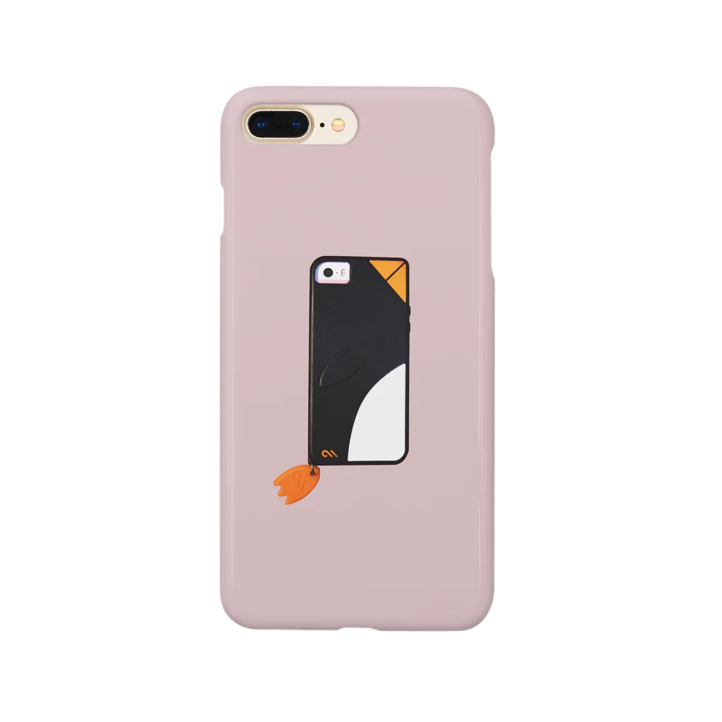 塩ペンギンのお気に入りペンギンスマホケースのスマホケース Smartphone Case