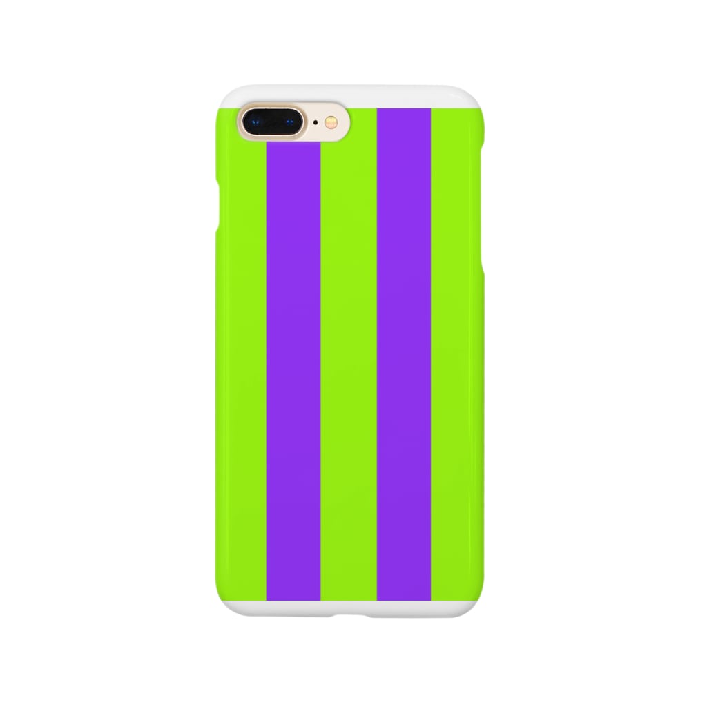 紫と黄緑の紫と黄緑が好きな方へ Smartphone Case