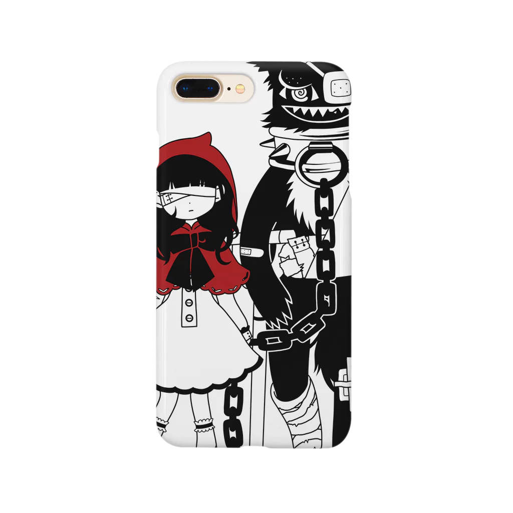 かげぼしの赤ずきんとオオカミ Smartphone Case