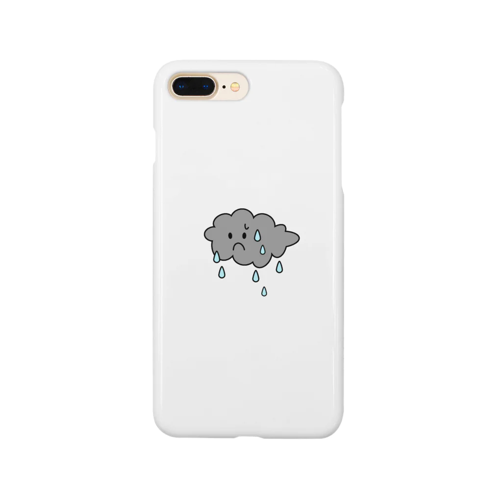 honey_sosの「冷や汗雨雲」 Smartphone Case