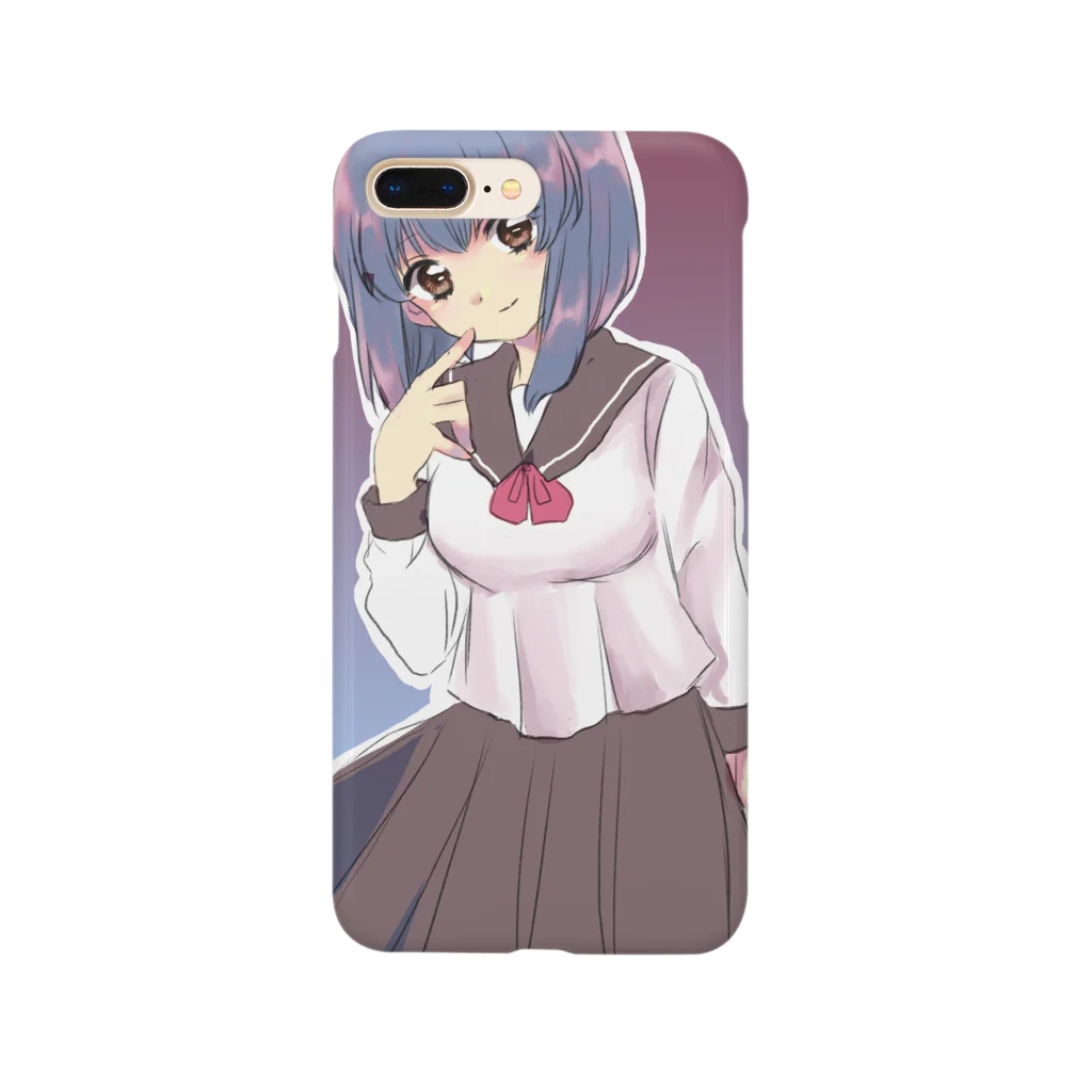 真田めものセーラー服少女 Smartphone Case