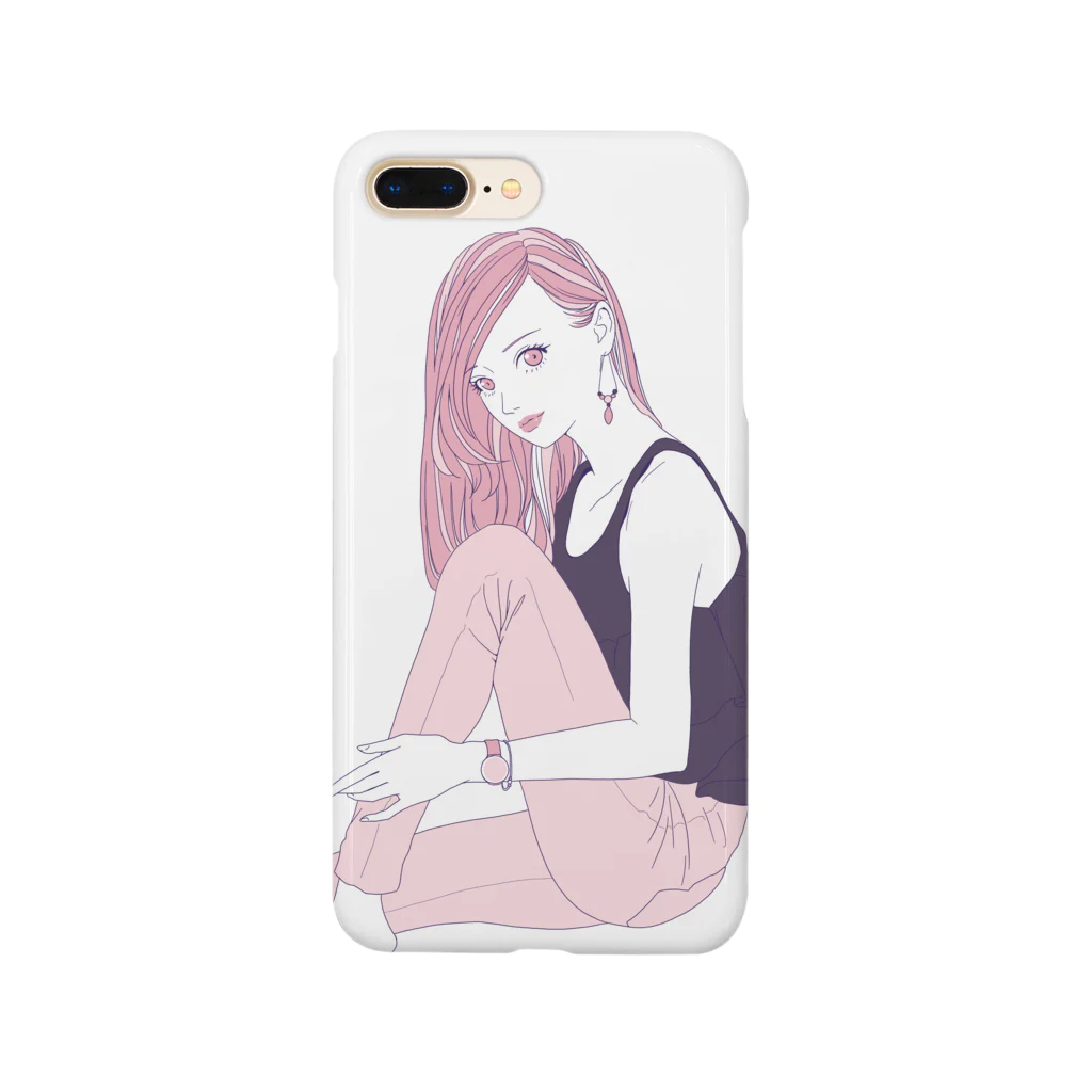 早瀬｜ナース系イラストレーターのREIWA GIRL Smartphone Case