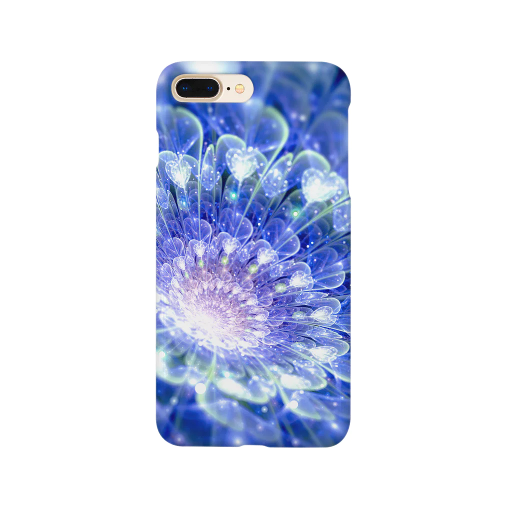 Light of the universeのラピスラズリのHEART Smartphone Case