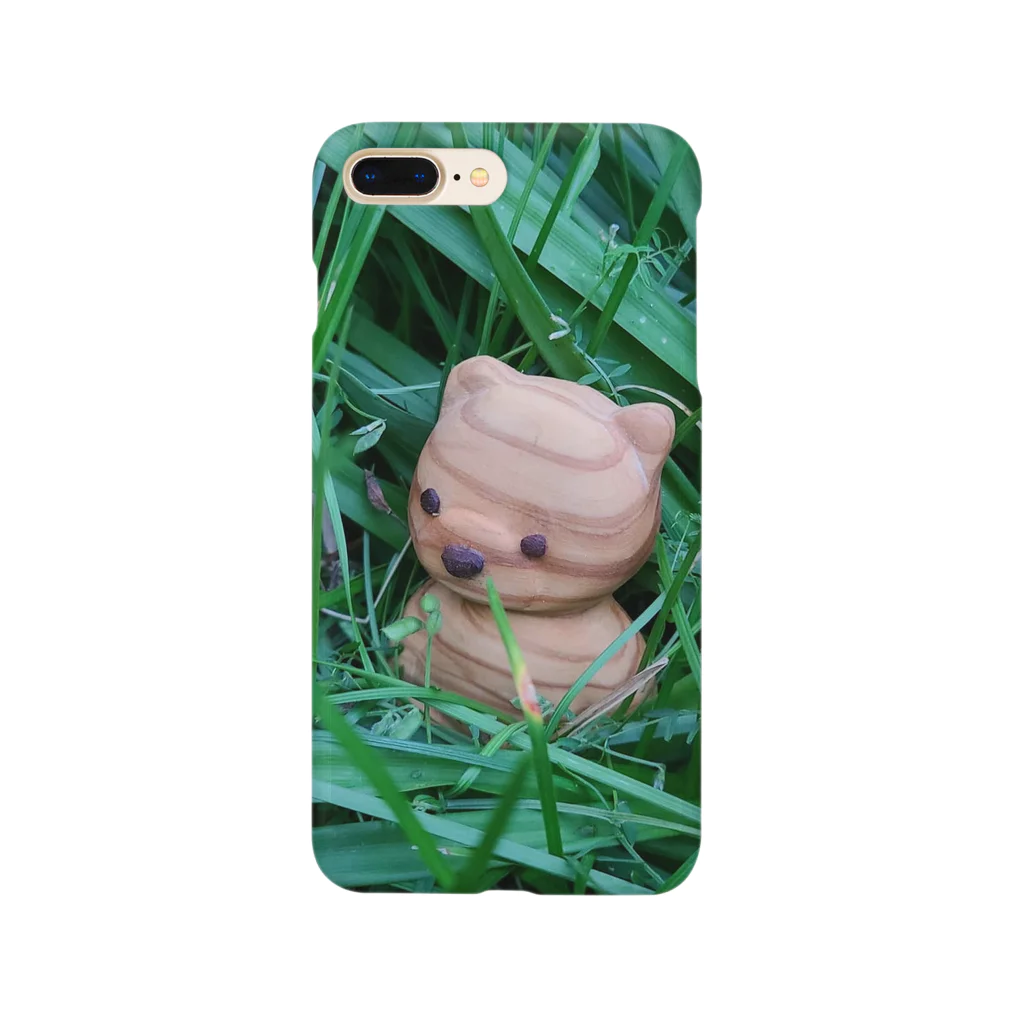 トントコトン工房の木のくま Smartphone Case