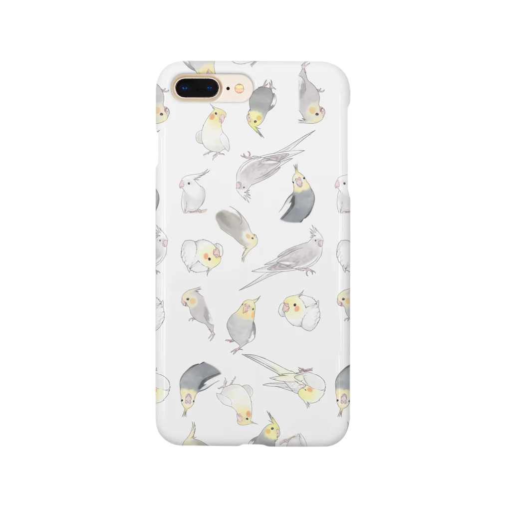 まめるりはことりのたっぷりオカメインコちゃん【まめるりはことり】 Smartphone Case