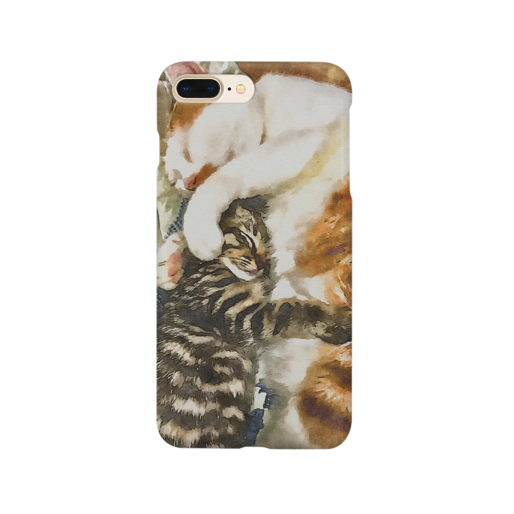 ちびまっくすのごはんとレオン😻 Smartphone Case