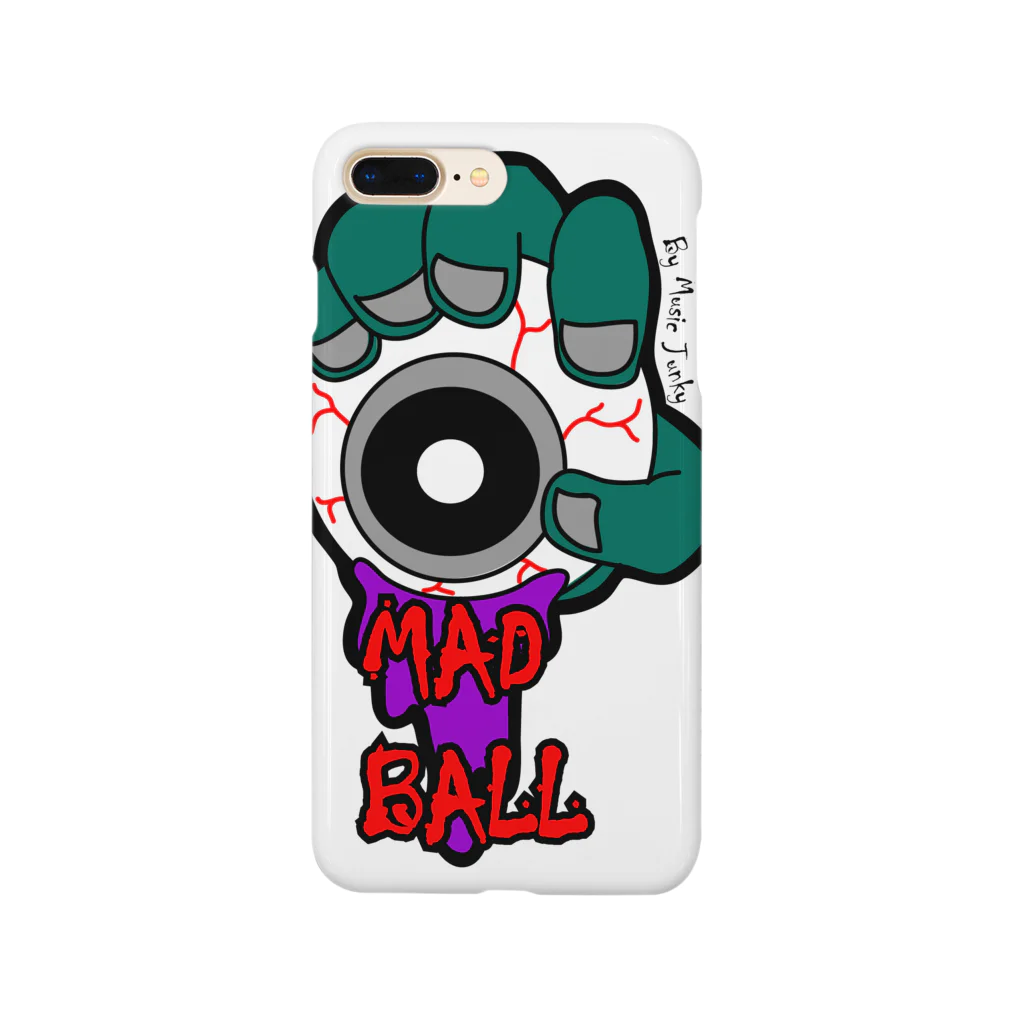 MusicJunkyのMAD BALL スマホケース