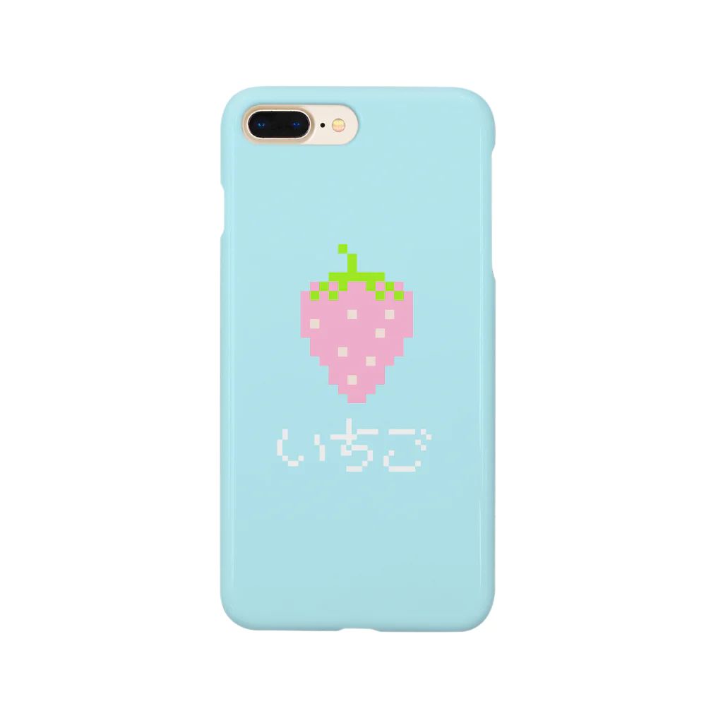 naa0v0のいちごドットぶるーからー Smartphone Case