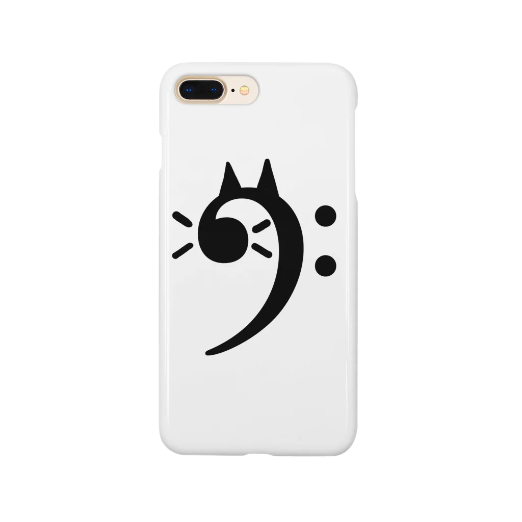 チェロ猫のヘ音記号ちゃん（猫） Smartphone Case